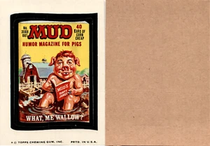 1975 Topps, Wacky Packs Sitickers, Mud Magazine (A24) - Picture 1 of 1
