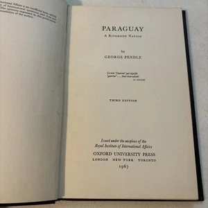 Paraguay A Riverside Nation By George Pendle - Picture 1 of 8