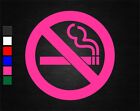 NO SMOKING VINYL DECAL STICKER CAR/VAN/BIKE/DOOR/WALL/WINDOW/LAPTOP/CRAFT/GIFT