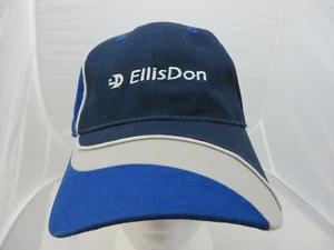 Ellis Don Gorra de Béisbol Gorra Ajustable V Construcción Azul - Imagen 1 de 4