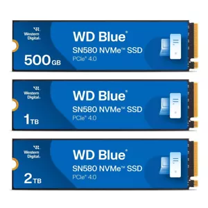 WD Blue SN580 NVMe Internal Solid State Drive SSD - Picture 1 of 22