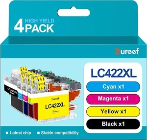 LC422XL Multipack Ink Cartridge For Brother MFC-J5740DW MFC-J6540DW NonOEM LC422 - Picture 1 of 6