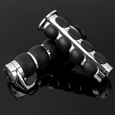 1" Hand Grips Handlebar w/ Throttle For Harley Kuryakyn Suzuki Shadow Honda US - Image 1 of 4