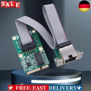 Mini PCI Express Gigabit Ethernet Karte 10/100/1000M RJ45 Port für Desktop-PC DE - Bild 1 von 10