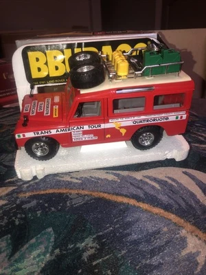 B63 1:24 BBURAGO BURAGO 0161 161 LAND ROVER AZIZA TRANS AMERICAN TOUR RALLY E... Foto 1 de 4