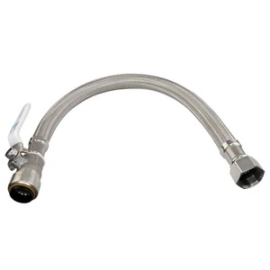 3/4 in. PTC x 3/4 in. FIP x 18 in. Braided Stainless Steel Water Heater - Foto 1 di 1