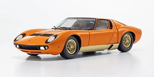 KYO8314PB LAMBORGHINI MIURA P400 – ARANCIONE/ORO – 1:18 Kyosho - Immagine 1 di 1