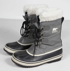 Sorel Damengröße 8,5 Karibu isoliert wasserdicht Winter Karneval Stiefel - Bild 1 von 6