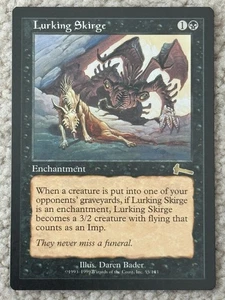 MTG Lurking Skirge URZA'S LEGACY NM BLACK RARE Magic the Gathering - Picture 1 of 1