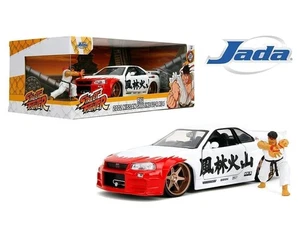 Figura Street Fighter 35114 Nissan Skyline GT-R R34 y Ryu 2002 1/24 Jada - Imagen 1 de 1