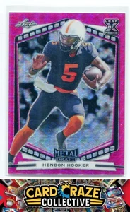 Leaf Draft Hendon Hooker 2022 #B-HH1 metal rosa prismático - excelente - Imagen 1 de 2