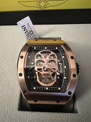 NEW Invicta S1 Rally Skull Men’s 41mm Automatic Skeleton Dial Watch 49024 - Image 1 of 4