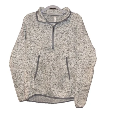 Pullover polar Kyodan Freedom Trail exterior gris 1/2 cremallera para mujer pequeño senderismo pesado Foto 1 de 4