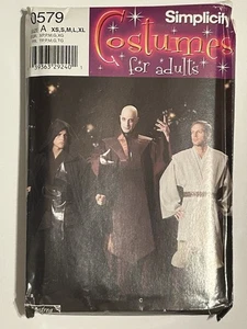 Simplicity Costumes 0579 / 4450 Star Wars Sith Jedi Knight Sewing Pattern, XS-XL - Picture 1 of 2