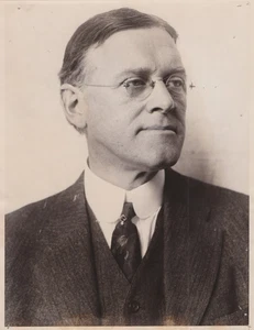 1925 Pressefoto Krebsforscher Dr. Francis Carter Wood, Röntgenpionier - Bild 1 von 2