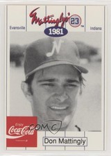 1991 Coca-Cola Mattingly's 23 Don Mattingly #4