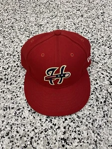 Men's New Era Red Harrisburg Senators 59FIFTY Fitted 7 1/2 - Picture 1 of 3