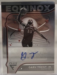 2023 Panini Flux Gary Trent Jr. Equinox Auto #EA-GTJ Raptors 