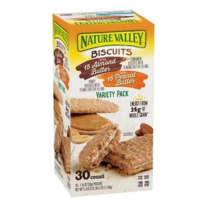 Nature Valley Sandwichkeks mit Mandelmus oder Erdnussbutter, Variety Pack - Bild 1 von 1