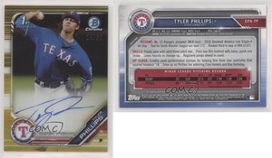 2019 Bowman Chrome Prospects Gold Refractor /50 Tyler Phillips #CPA-TP Auto