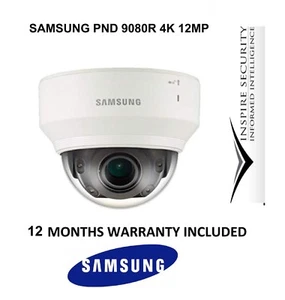 Samsung PND-9080R 4K 12MP Indoor Network IP IR LED HD Varifocal CCTV Dome Camera - Picture 1 of 1