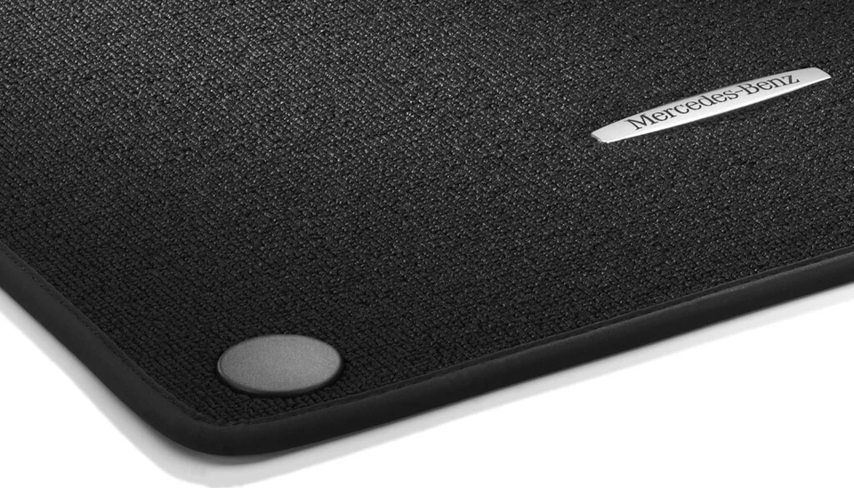 Mercedes Benz Original Velour Floor Mats B Class W 246 LHD Black New - Image 1 of 1