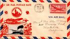 1947 AIRMAIL (Pacific Clipper) CROSBY FDC Cachet Cover