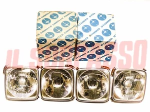 Original Carello Optical Groups Headlights Fiat 125 Sedan Series 1 - Picture 1 of 4
