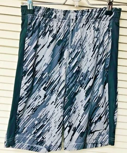 NIKE Dri-Fit Geometric Shorts Youth M Abstract Board Swim Basketball Surf - Picture 1 of 4