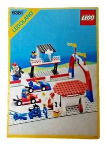 Vintage 1987 Lego Motor Speedway 6381 Instruction Booklet Manual Only - Picture 1 of 4