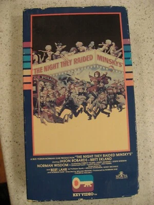 The Night They Raided Minsky's (1984, VHS) Adult Comedy Brit Ekland Gould Lahr - Image 1 of 3