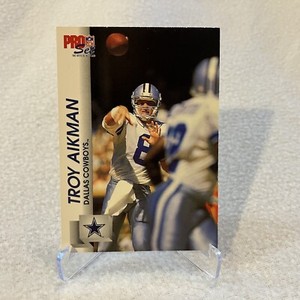 1992 Pro Set Football #473 Troy Aikman Dallas Cowboys NFL