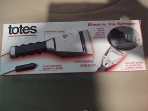 TOTES Auto Club ElectricHeated Ice Scraper CAR ACCESSORY - Picture 1 of 3