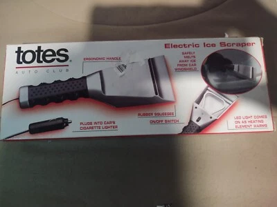 TOTES Auto Club ElectricHeated Ice Scraper CAR ACCESSORY  - Image 1 of 3