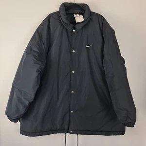 Nike Filled Jacket - Black Puffer Logo Jacket - MENS XL BNWT - Picture 1 of 4