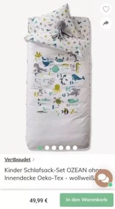 Kinder Laken Bettdecke Strampelschutz (Neu ca.50€) - Bild 1 von 4