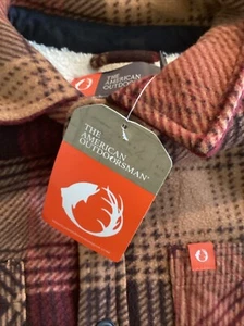 American Outdoorsman Herren Fleece Flanell Hemd Jacke Medium Knopf NEU - $ 80 - Bild 1 von 7