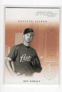 #D 77/100 2005 Donruss Studio PROOF Silver #138 ROY OSWALT Astros NR MINT to MIN - Picture 1 of 2