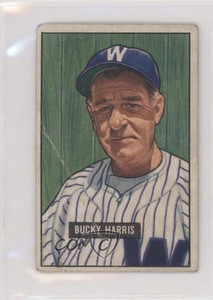 1951 Bowman Bucky Harris #275 Rookie RC HOF