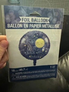 I Love You To The Moon And Back 18" Foil Party Balloon Decoration New!!! - Picture 1 of 2
