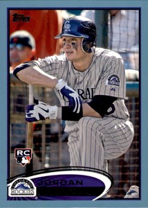 2012 Topps Wal-Mart Blue Border #219 Jordan Pacheco  Colorado Rockies