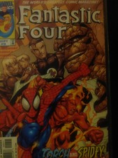 Fantastic Four Volume 3 Issue #9 - Torch and Spidey Together Again!