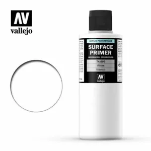 Vallejo Surface Primer White Primer - Acrylic-Polyurethane 200 ml - Picture 1 of 1