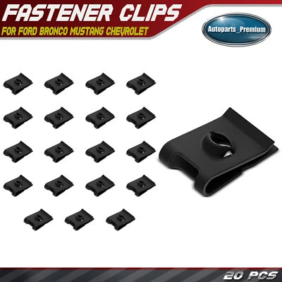 20 piezas tuercas en U de fosfato #8 tamaño de tornillo para Ford Chevrolet Dodge Plymouth Chrysler Foto 1 de 4