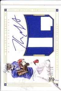 keyarris garrett rc rookie draft auto jersey patch tulsa hurricane 2C college 10 - Picture 1 of 1