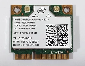 Adaptateur sans fil Intel Centrino Advanced-N 6235 Wifi HP 670292-001 - Photo 1/2