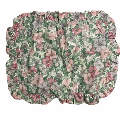 2 fundas de almohada Sanderson de colección estándar con volantes flores pastel años 90 cabaña azaleas Foto 1 de 4
