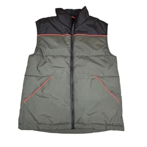 Hawke and Co Puffer Vest Boy 7 Green Full Zip Insulated Outdoor Outerwear Active - Picture 1 of 10