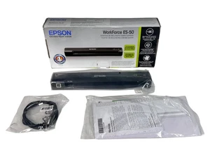 ✅Epson WorkForce ES-50 Compact Pass-Through Color Document Scanner Grade A!🔥⭐ - Picture 1 of 12