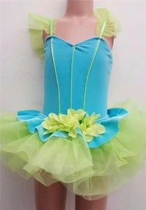 Dance Costume Small Child Green Curtain Call E9653 Lyrical Ballet Dress Up Flora - Picture 1 of 5